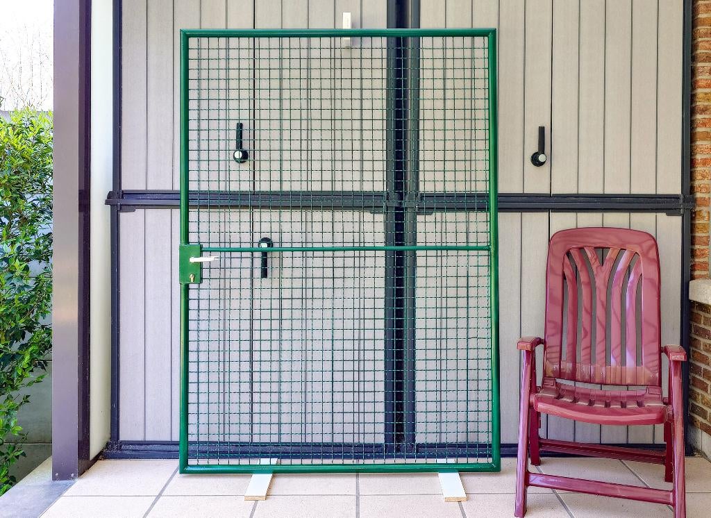 Portail de jardin Bekaert Betafence - 1m96 x 1m40, Portail battant, Acier, 100 à 150 cm, Utilisé