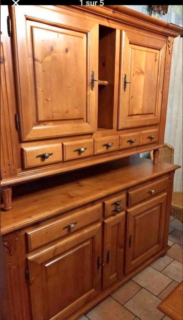 Salle a manger 6 chaises complète, Maison & Meubles, Armoires | Buffets, Pin, Enlèvement