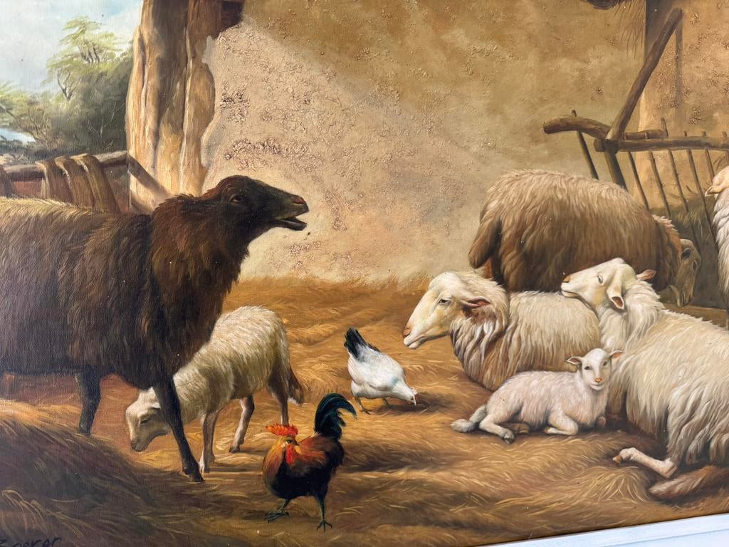 Schapen in de stal, de Boever, Ophalen of Verzenden