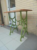 Mooi upcycling tuin- , terras- , bijzettafeltje, Ophalen, Zo goed als nieuw, Rechthoekig, Hout