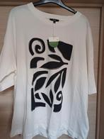 T-shirt C&A imprimé blanc/noir XL (50/52) avec étiquette, Vêtements | Femmes, T-shirts, Manches courtes, Taille 46/48 (XL) ou plus grande