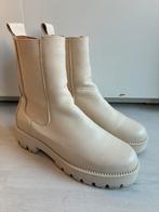 Bottes Chelsea mi-hautes en cuir ShoeColate taille 42, Enlèvement ou Envoi, Comme neuf, Boots et Botinnes, Blanc