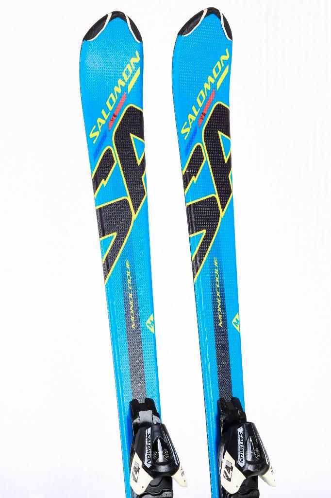 140 kinder ski's SALOMON Jr. KART, monoque, BLUE, Sport en Fitness, Skiën en Langlaufen, Gebruikt, Ski's, Ski, Salomon, Carve