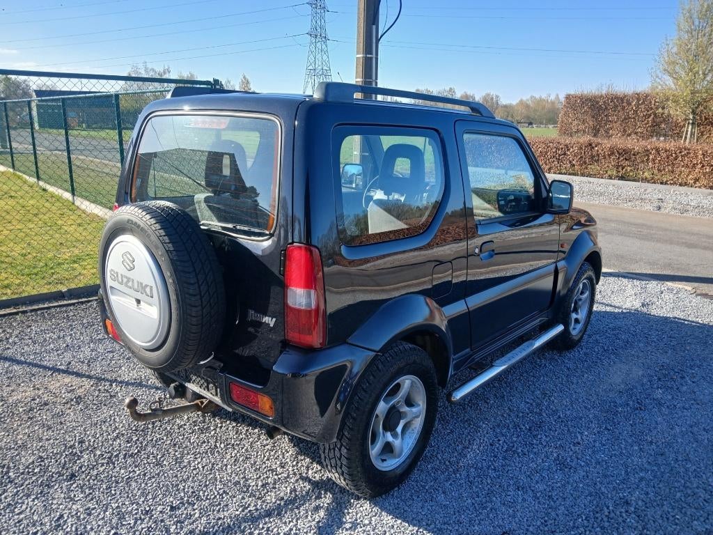 suzuki jimny #4x4# slechts 72 000km met carpass !!gekeurd!!, Auto's, Suzuki, 4 zetels, Stof, Zwart, Bedrijf