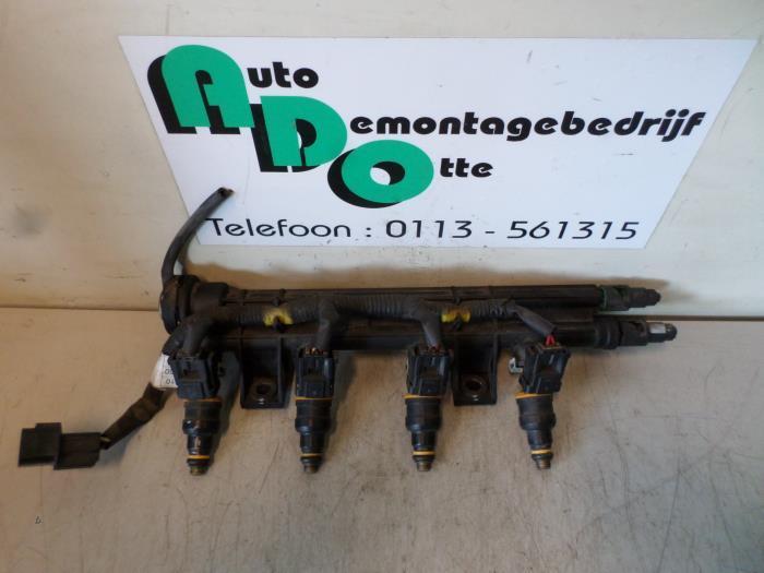 Galerij (Injectie) van een Hyundai Atos (Atos Multie 98-), Auto-onderdelen, Brandstofsystemen, Hyundai, Gebruikt, 3 maanden garantie