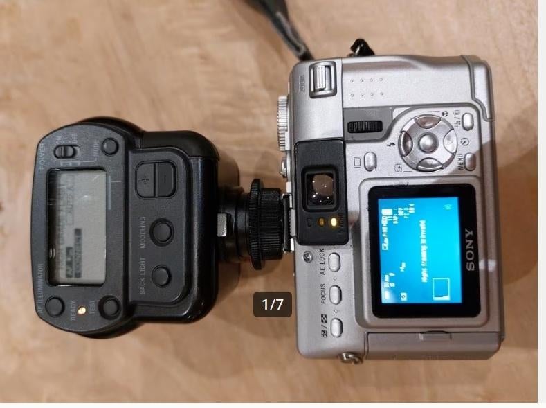 APPAREIL PHOTO NUMÉRIQUE AVEC FLASH SUPPLÉMENTAIRE, Enlèvement ou Envoi, 4 à 7 fois, 5 Mégapixel, Compact