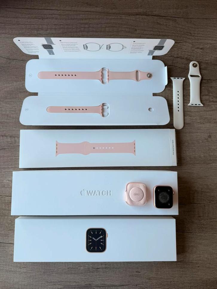 Apple watch serie 6 gps + cellular (95% batterij), Bijoux, Sacs & Beauté, Montres connectées, Comme neuf, Rose, GPS, Enlèvement