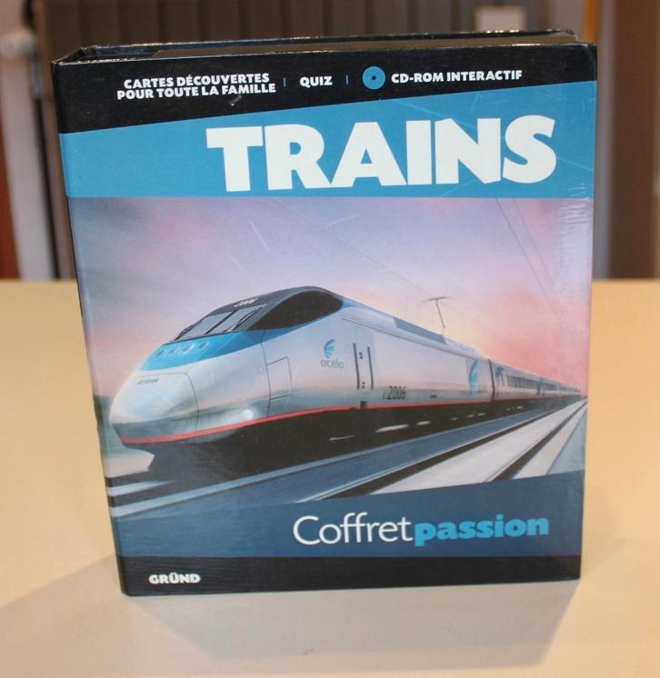Coffret Passion Trains, Collections, Trains & Trams, Neuf, Train, Enlèvement ou Envoi