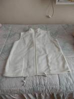 witte debardeur in fleece maat 42, Ophalen, Zo goed als nieuw, Maat 42/44 (L), Wit