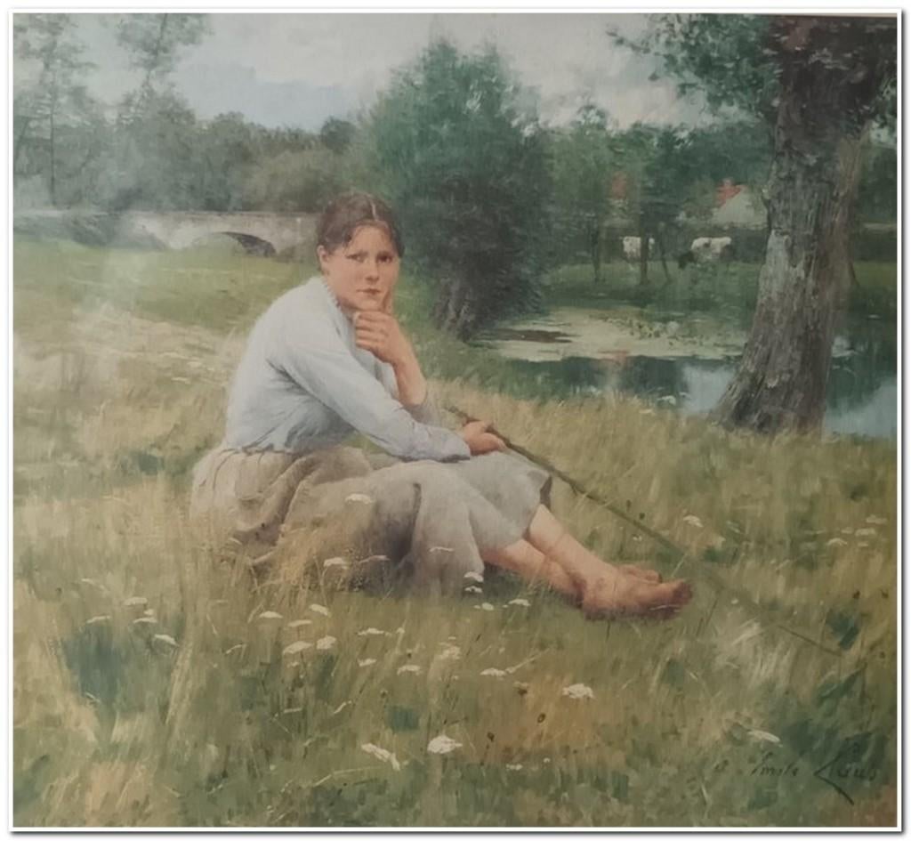 Emile Claus (1849-1924) - HQ glicee print op papier, Antiek en Kunst, Ophalen