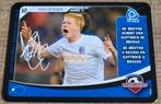 Voetballer Kevin De Bruyne - Megakicks kaart - KRC Genk, Verzamelen, Ophalen of Verzenden, Zo goed als nieuw, Poster, Plaatje of Sticker