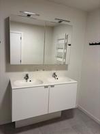 Badkamer meubel + spiegelkast, Ophalen, 100 tot 150 cm, Zo goed als nieuw, Minder dan 100 cm