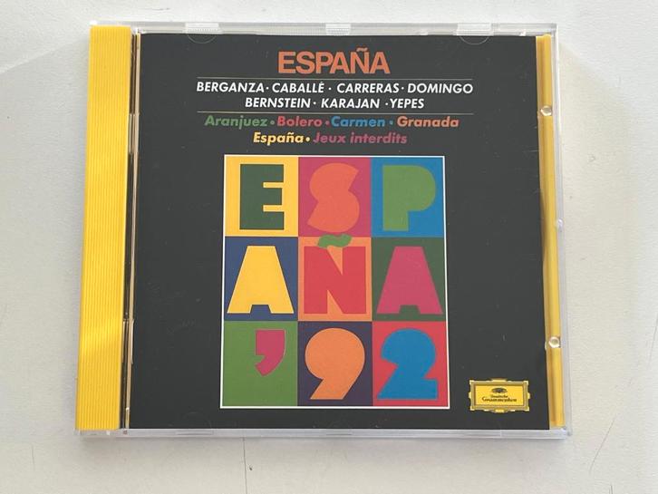 España 1992 (Berganza - Caballé - Carreras - Domingo...), Cd's en Dvd's, Cd's | Klassiek, Gebruikt, Ophalen of Verzenden