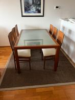 Eetkamer + salon met slaapbank + tv meubel, Ophalen, Gebruikt