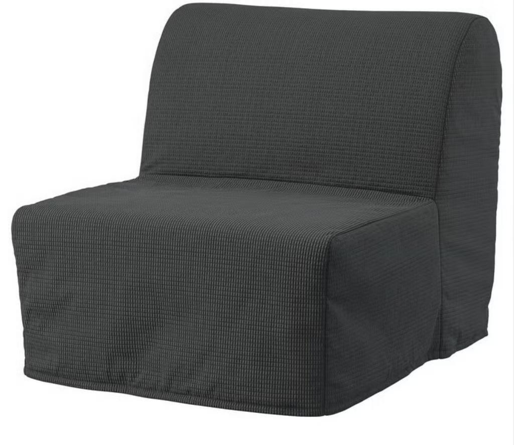 Ikea slaapzetel 1 persoon, Ophalen, Zo goed als nieuw, Grijs