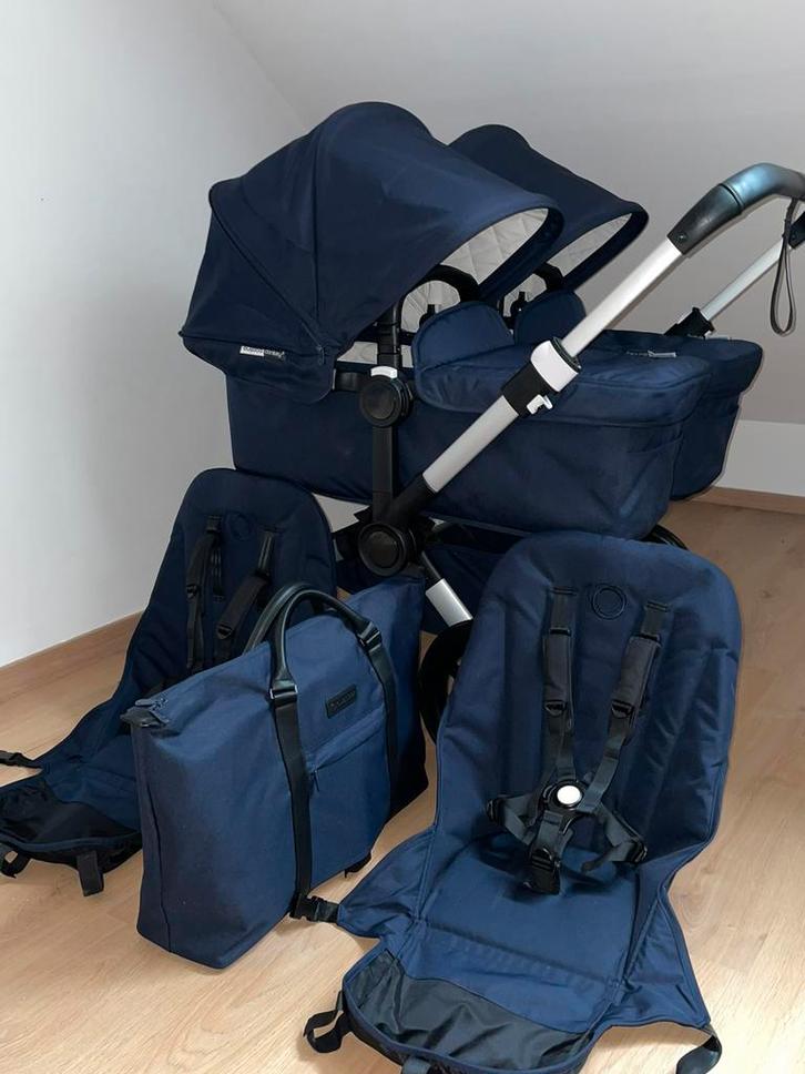 Bugaboo Donkey DuoTwin + 2 x Maxi cosi, Enfants & Bébés, Poussettes & Combinaisons, Comme neuf, Poussette, Bugaboo, Enlèvement