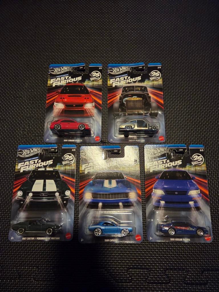Hot wheels Silver series per set, Ophalen