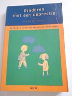 Kinderen met een depressie Frank De Fever, Boeken, Psychologie, Ophalen of Verzenden, Gelezen, Ontwikkelingspsychologie, Frank De Fever