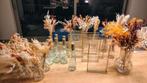 Trouwdecoratie pakket: droogbloemen, vaasjes..., Maison & Meubles, Accessoires pour la Maison | Fleurs séchées, Enlèvement, Comme neuf