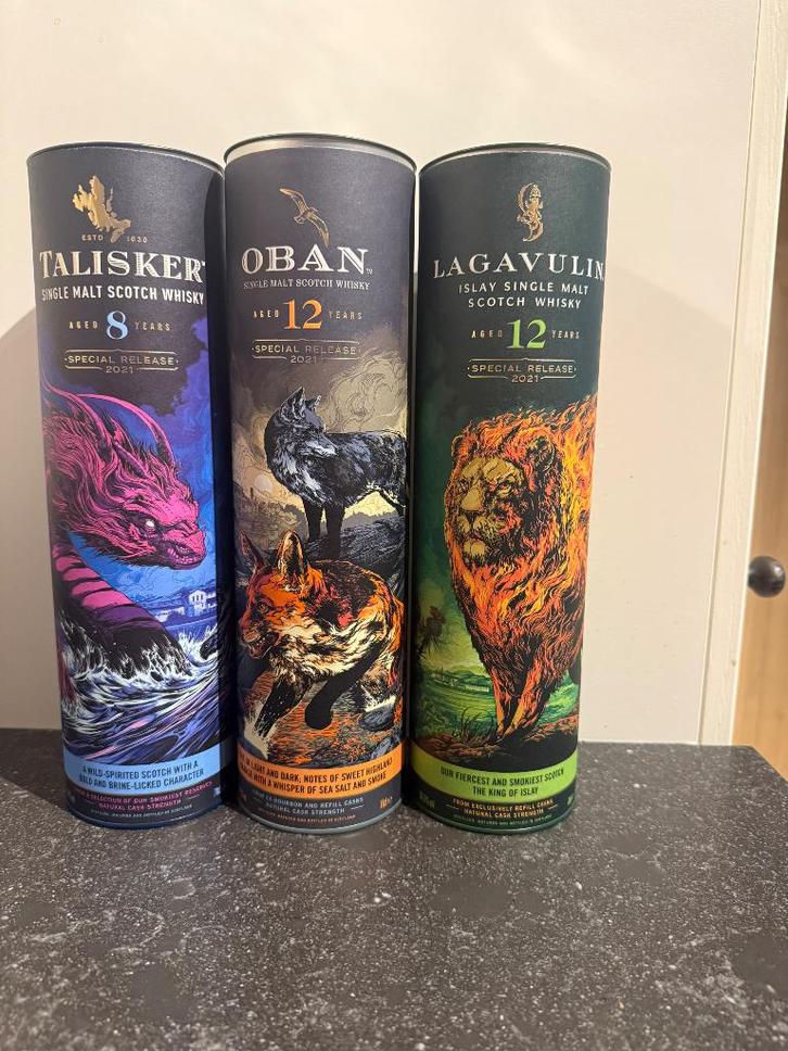 Whisky set Diageo Special Releases 2021, Verzamelen, Wijnen, Zo goed als nieuw, Overige typen, Overige gebieden, Vol, Ophalen