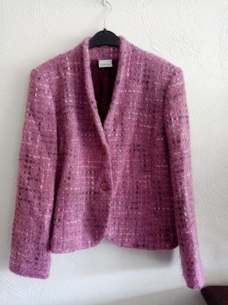 Porcini : nieuw roze lichtroze lila blazer kort jasje mt M, Kleding | Dames, Jasjes, Kostuums en Pakken, Maat 38/40 (M), Ophalen of Verzenden