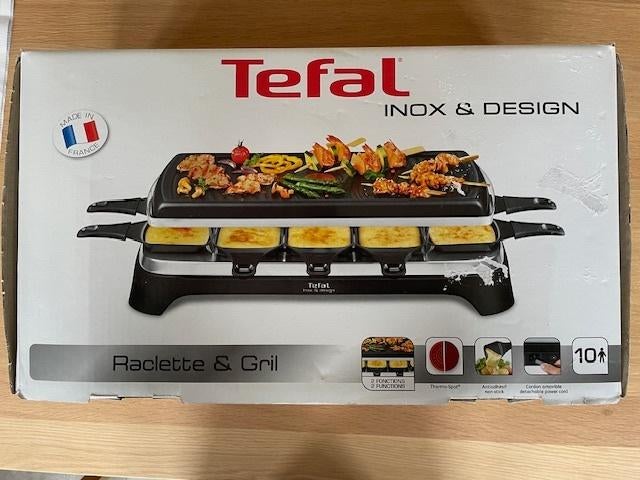 Assiette à griller Tefal, Enlèvement ou Envoi, Comme neuf, Gril de table