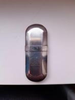 Beau briquet à essence vintage brass n6 en métal argenté, Enlèvement ou Envoi, Utilisé, Briquet