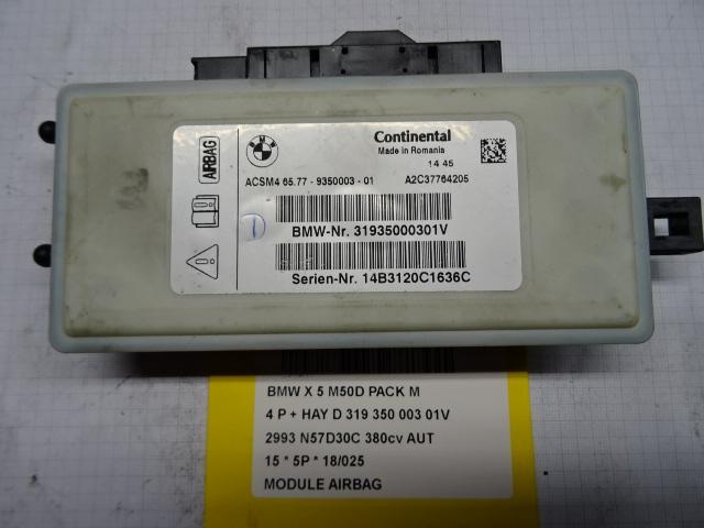 BOITIER AIRBAG BMW X5 (F15) (01-2013/07-2018) (31935000301), Autos : Pièces & Accessoires, Électronique & Câbles, BMW, Utilisé