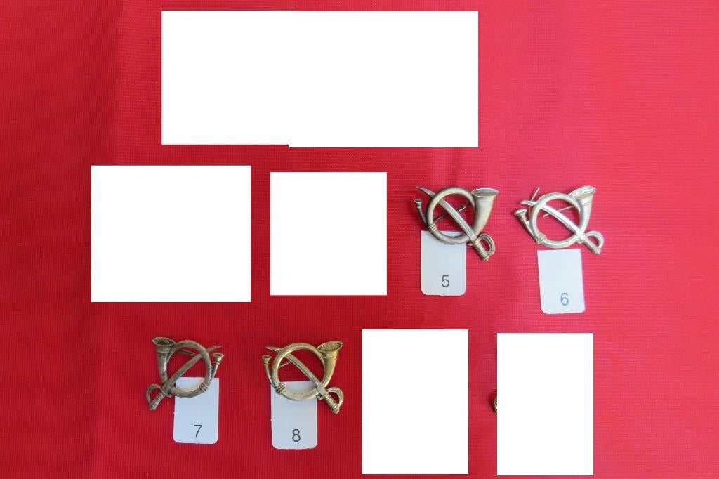 Metalen insigne Jagers te paard  - 1939, Ophalen of Verzenden, Landmacht, Embleem of Badge