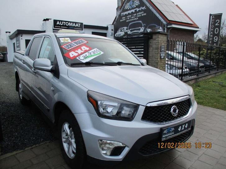 SsangYong Actyon 2.0TDI SPORTS PICKUP 4X4 AUTOMAAT SAPHHIRE, Autos, SsangYong, Entreprise, Achat, Actyon Sports, 4x4, ABS, Airbags