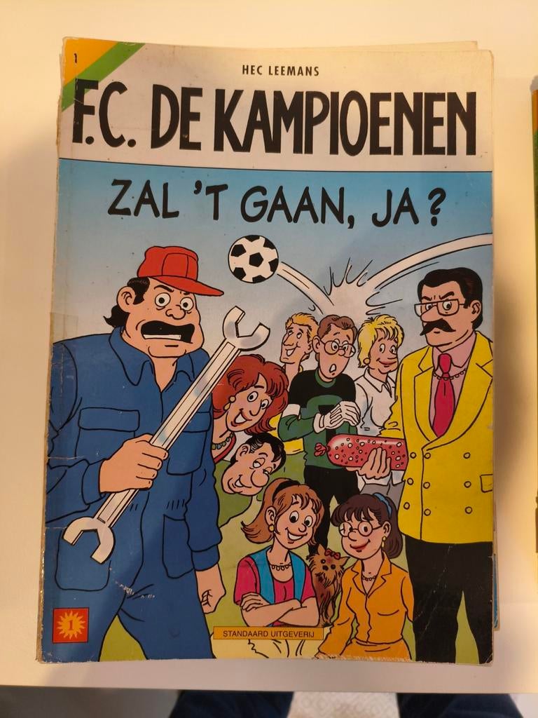 Strips FC. De kampioenen nr1. - 107 compleet + dubbels, Livres, Enlèvement, Utilisé, Série complète ou Série, Hec Leemans