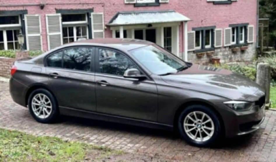 BMW 316d, Auto's, Stof, Zwart, 4 cilinders, Bruin