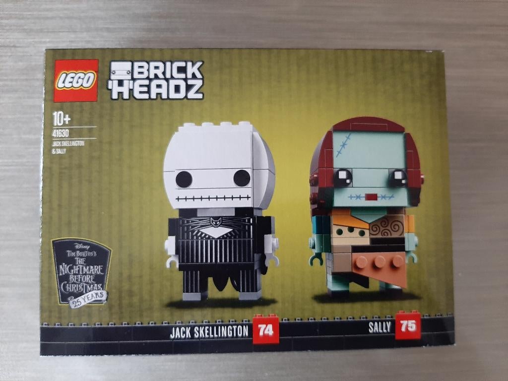 Lego Brickheadz 41630: Jack Skellington en Sally, BrickHeadz, Lego, Nieuw, Ophalen of Verzenden