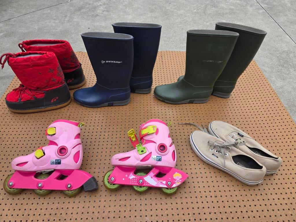 Ensemble de chaussures et bottes, baskets, patins à roues a, ANDERE, Enlèvement ou Envoi, Comme neuf, Boots et Botinnes