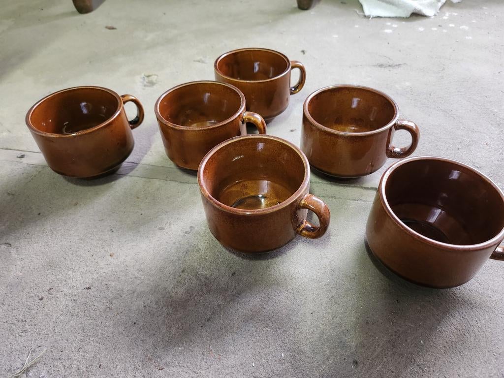 6 koffiekopjes, Ophalen of Verzenden