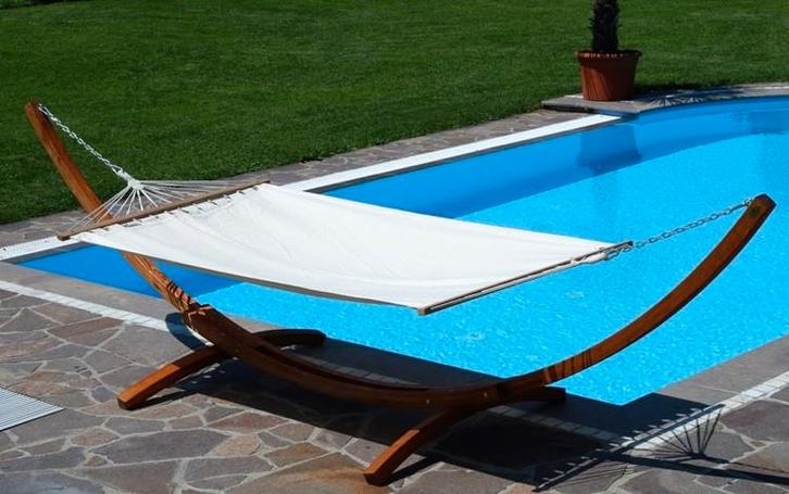 Hangmatstandaard met hangmat XXL 4.00 meter. Nieuw!!, Tuin en Terras, Hangmatten, Nieuw, Met standaard, Inklapbaar, Opvouwbaar