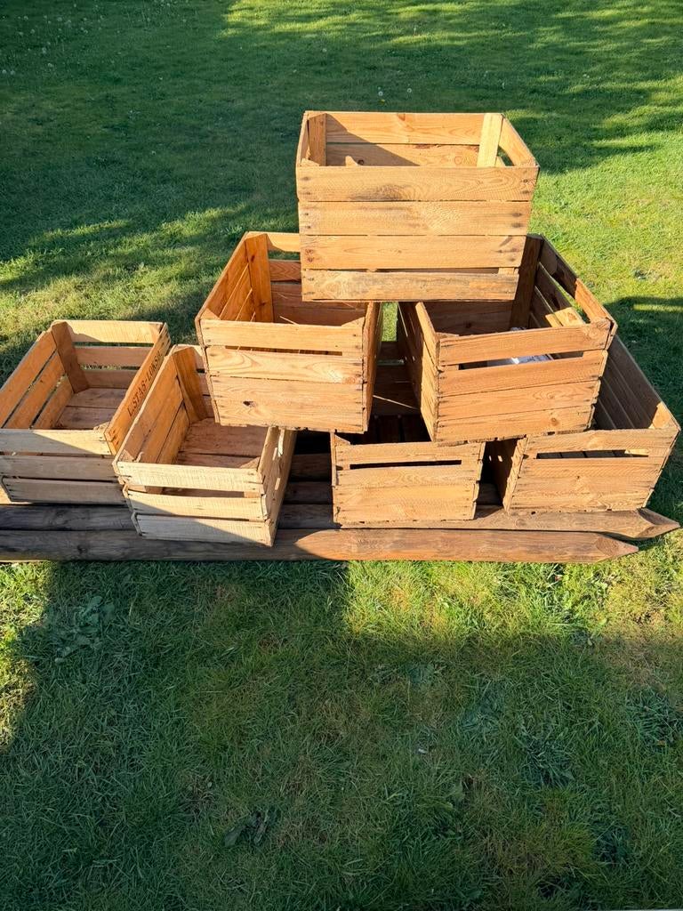 Houten kisten, Enlèvement, Utilisé, Moins de 50 cm