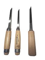 Houtbewerking - schietbeitels - set van 3 nieuwe beitels, Doe-het-zelf en Bouw, Gereedschap | Handgereedschap, Ophalen of Verzenden