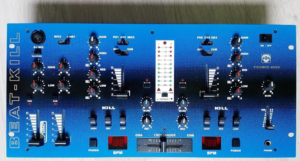 Mengpaneel Velleman PROMIX4000, Muziek en Instrumenten, Mengpanelen, Nieuw, Minder dan 5 kanalen, Microfooningang, Ophalen