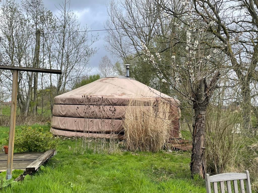 Traditionele yurt, doormeter 6,5 meter, Ophalen, Gebruikt, Tot en met 2