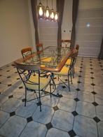 Eettafel uit glas, Enlèvement, Verre