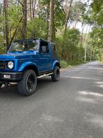 Suzuki samurai 4x4 cabrio 1992, Auto's, 4 zetels, Stof, Cabriolet, Blauw