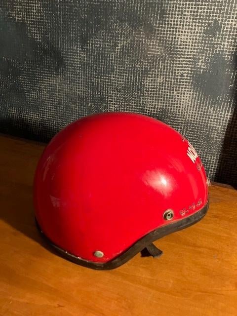 WILLEMPIE HELM RETRO HELM NOLAN HONDA CAMINO POTHELM ROOD E6, Ophalen of Verzenden, Tweedehands, Jethelm, Nolan