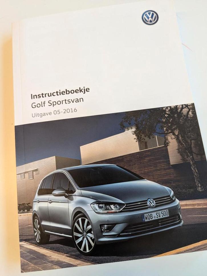Instructieboekje Golf Sportsvan (Volkswagen), Auto diversen, Handleidingen en Instructieboekjes, Ophalen of Verzenden