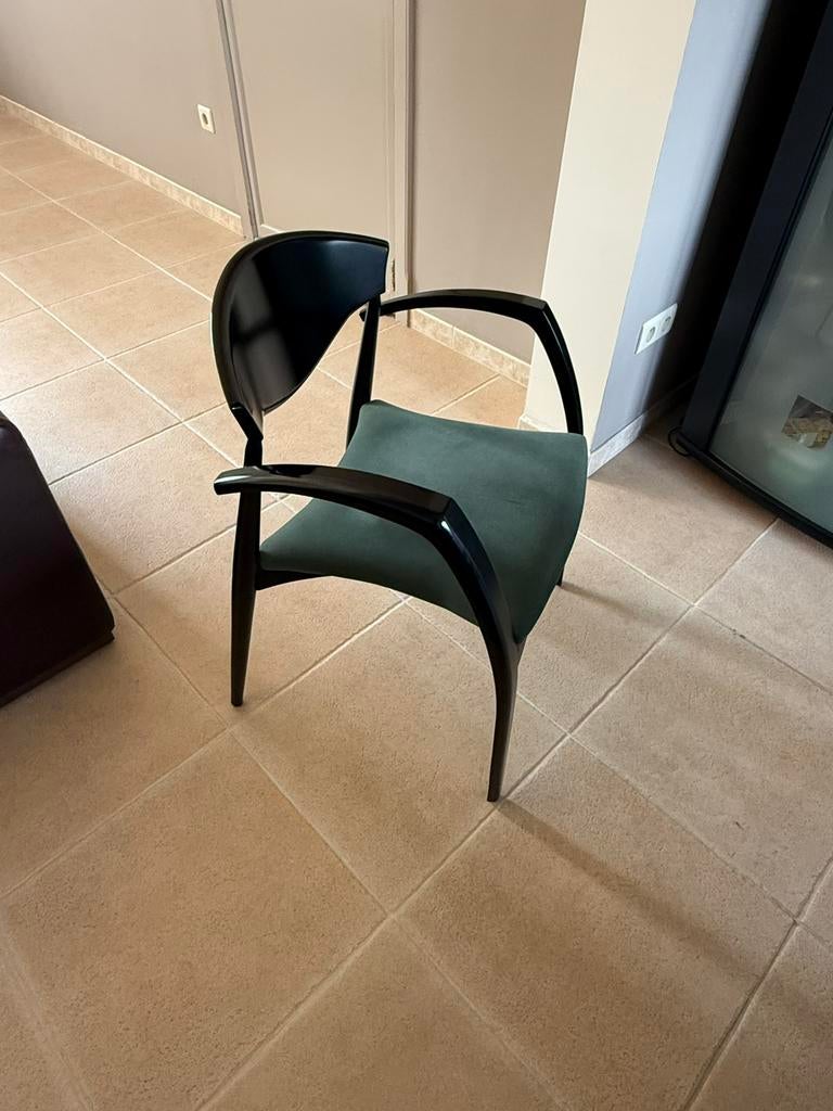 Eettafel + 6 stoelen, Huis en Inrichting, Ophalen, Gebruikt, 50 tot 100 cm, Vijf personen of meer