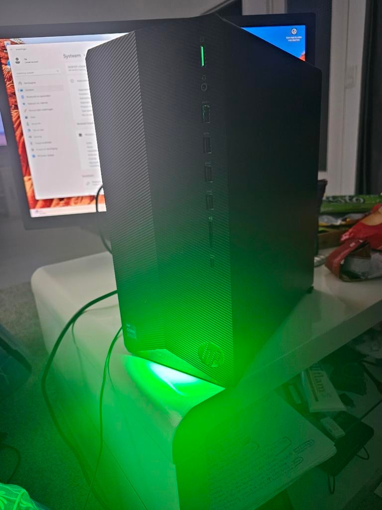 HP Gaming PC i7 core 11th rtx 3060 12GB Vram 512 ssd 16 ram, Computers en Software, Desktop Pc's, Ophalen of Verzenden, Zo goed als nieuw