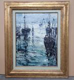 Jean Guy BEERNAERT, marine op paneel, Antiek en Kunst, Ophalen of Verzenden