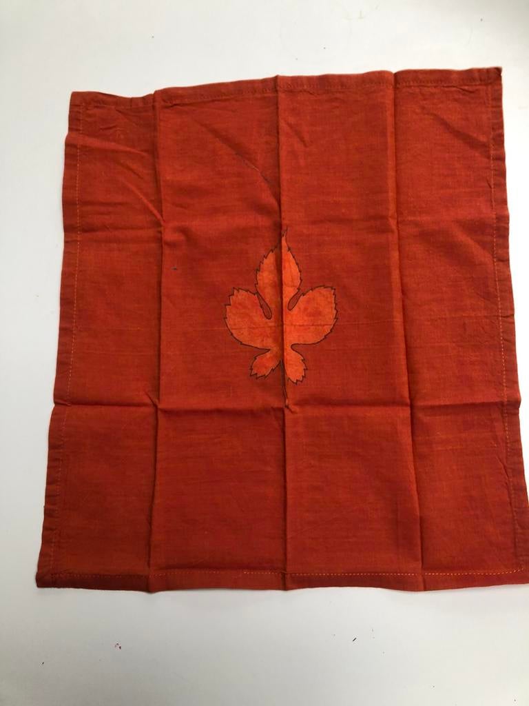 6 stoffen nieuwe oranje servieten, Maison & Meubles, Cuisine | Linge de cuisine, Enlèvement ou Envoi, Comme neuf, Orange, Autres types