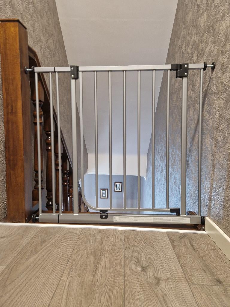 Traphekje zonder boren., Kinderen en Baby's, Traphekjes, Ophalen, Zo goed als nieuw, Klemhekje, Metaal of IJzer