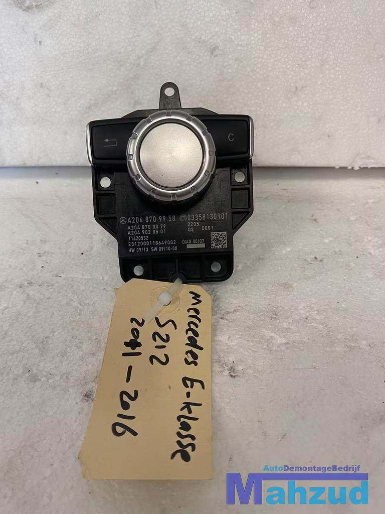 MERCEDES W204 C klasse radio regelunit navigatie knop A20487, Auto-onderdelen, Elektronica en Kabels, Mercedes-Benz, Gebruikt